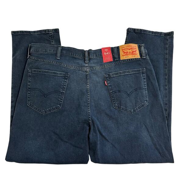 NWT Levi’s 541 Athlete Fit Stretch Jeans Blue 40x30 - Picture 2 of 10